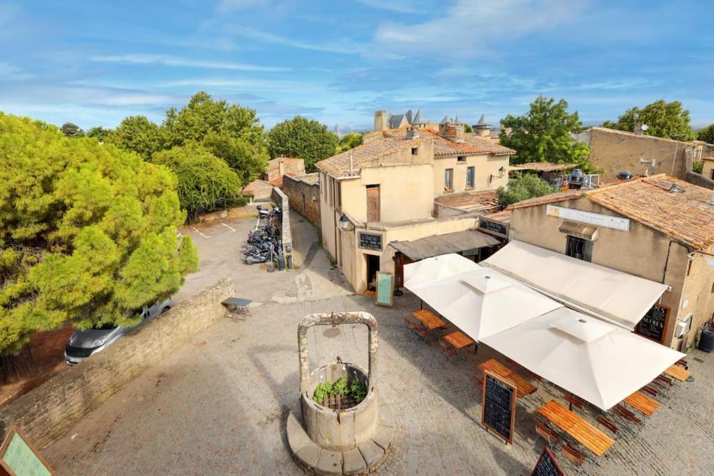 Ferienwohnung La Demeure Du Chevalier D'Argent- Parking Gratuit Carcassonne Exterior foto